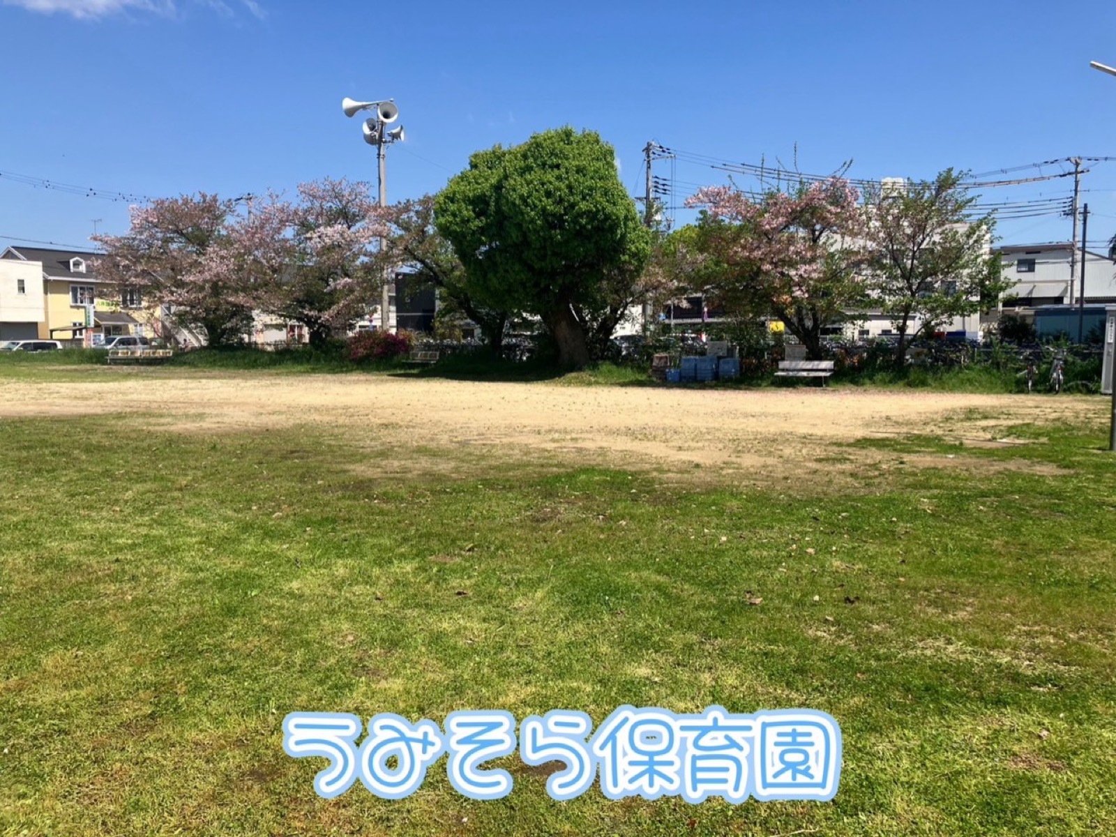 うみそら保育園の近くの公園の様子